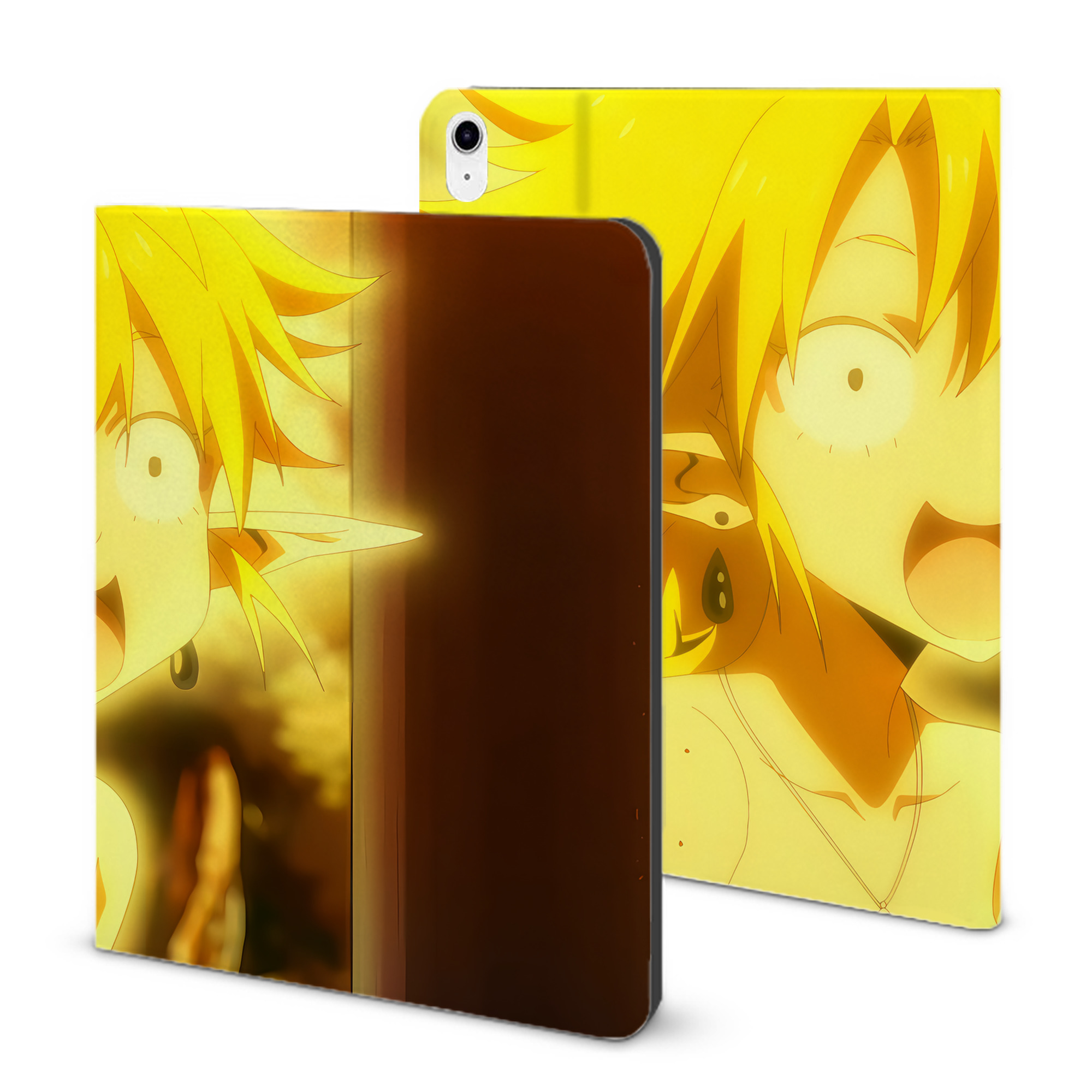 （画像用） 転スラ Regarding Reincarnated to Slime IPad ケース ブック型 PUレザー TPU 耐衝撃 軽量 薄型 ペン収納なし 全面保護 IPad 各モデル対応
